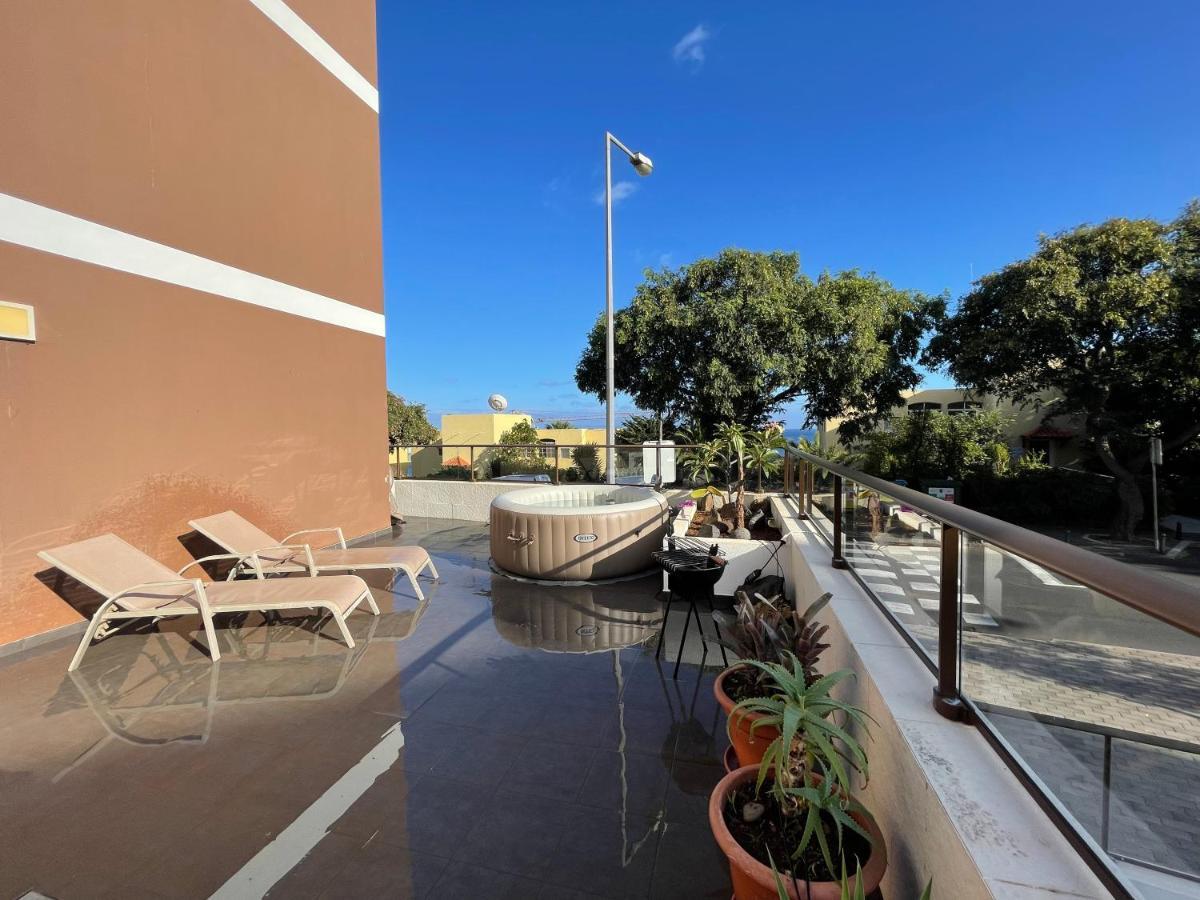 Ferienwohnung Terrace With Ocean View Caniço Exterior foto