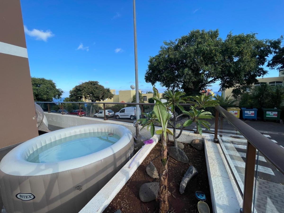 Ferienwohnung Terrace With Ocean View Caniço Exterior foto